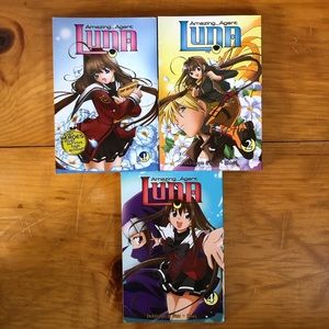 Amazing Agent Luna Manga Volume 1, 2, & 4 Nunzio DeFilippis Christina Weir Shiei